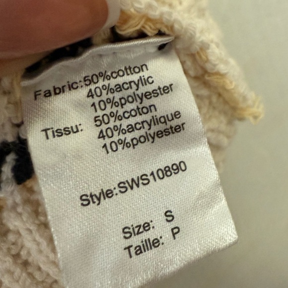 Elan Women's Multicolor Striped Knit Blouse - Picture 5 of 5